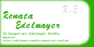 renata edelmayer business card